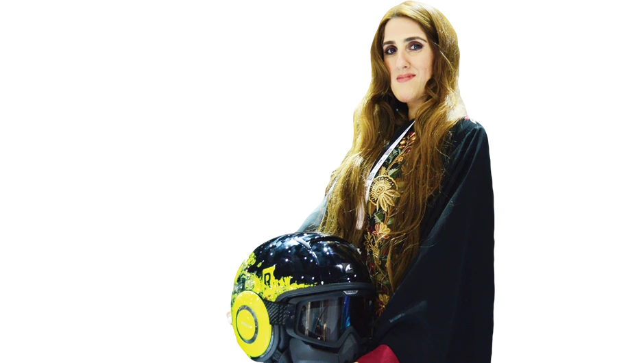 Nahla Al-Rostamani is the first Emirati female certified race timekeeper. (Supplied)