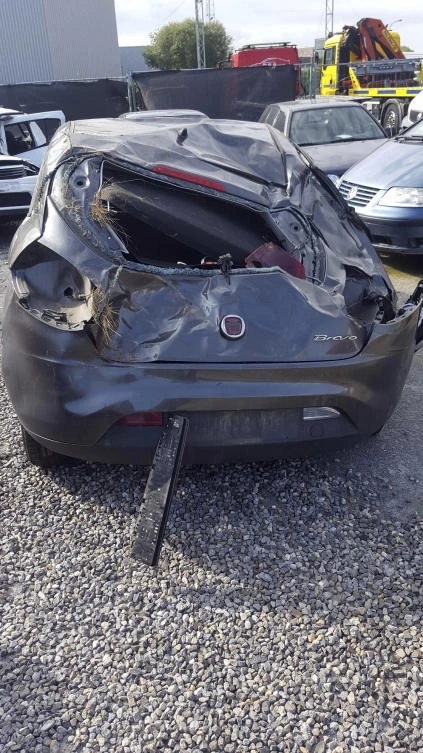 In this undated photo taken by her son, the automobile of Marie Corine Bastide is parked in a lot in Liege, Belgium. Bastide, who was involved in a car accident on the night of July 23, 2019. (AP)