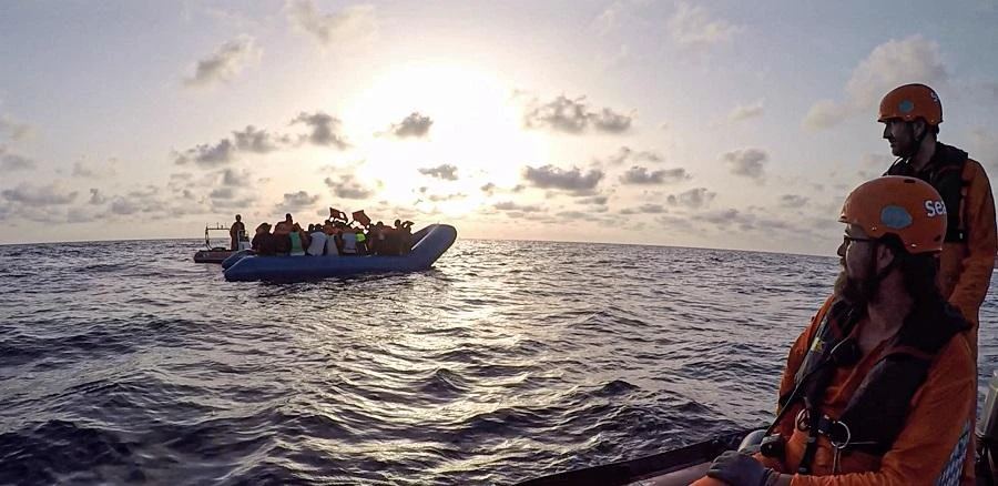 Libya became a major conduit for African migrants and refugees fleeing to Europe after the 2011 uprising. (File/AFP)