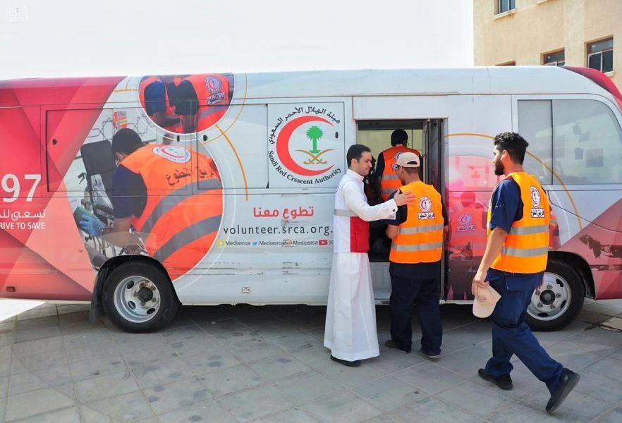 More than 1,600 Saudi Red Crescent Authority (SRCA) volunteers will provide emergency and awareness services in Makkah and Madinah during this year’s Hajj. (SPA)