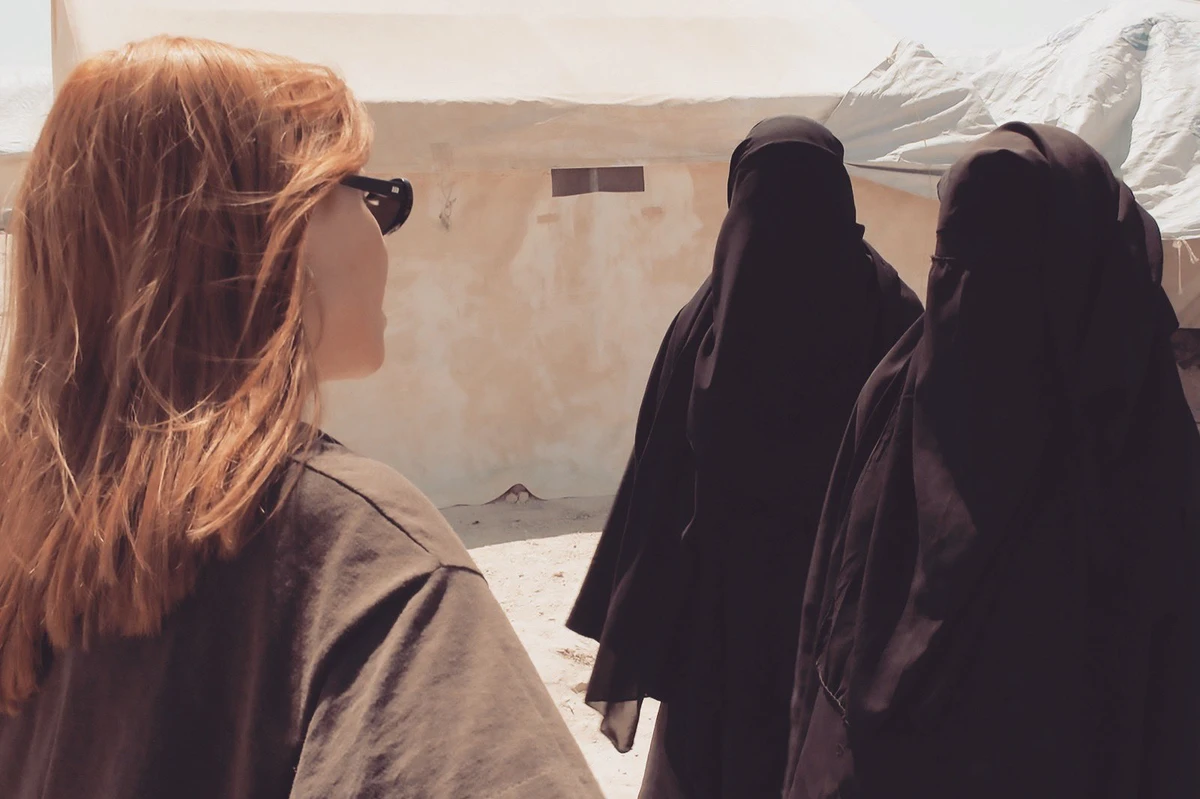 The documentary featured Stacey Dooley visiting Daesh camps in northern Syria. (Twitter/Stacey Dooley)