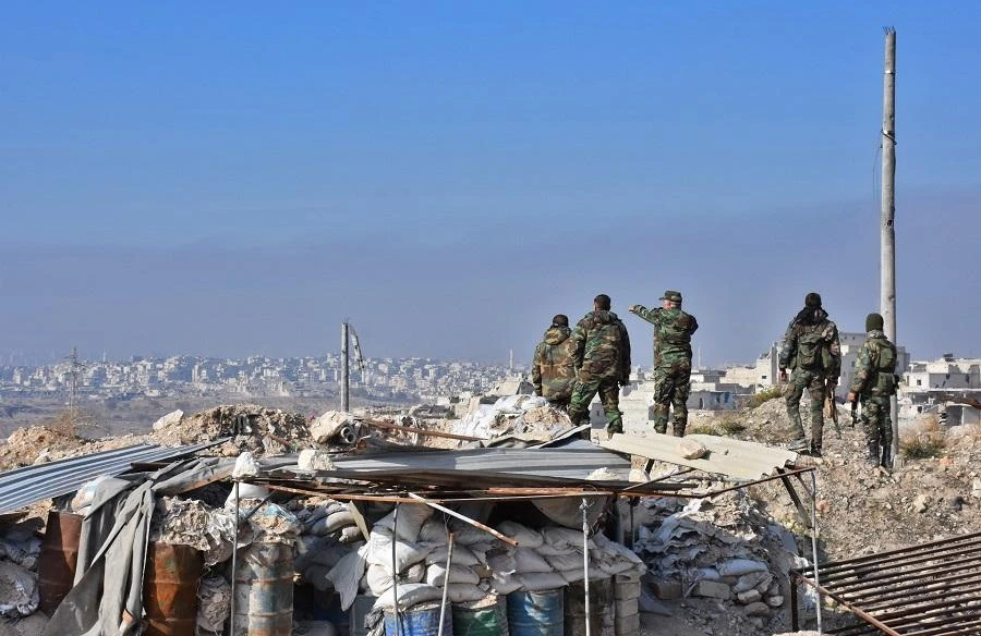 Syrian troops take villages, push toward key opposition-held town