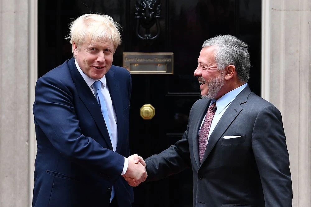 Jordan's King Abdullah and Boris Johnson hold talks amid Iran tensions