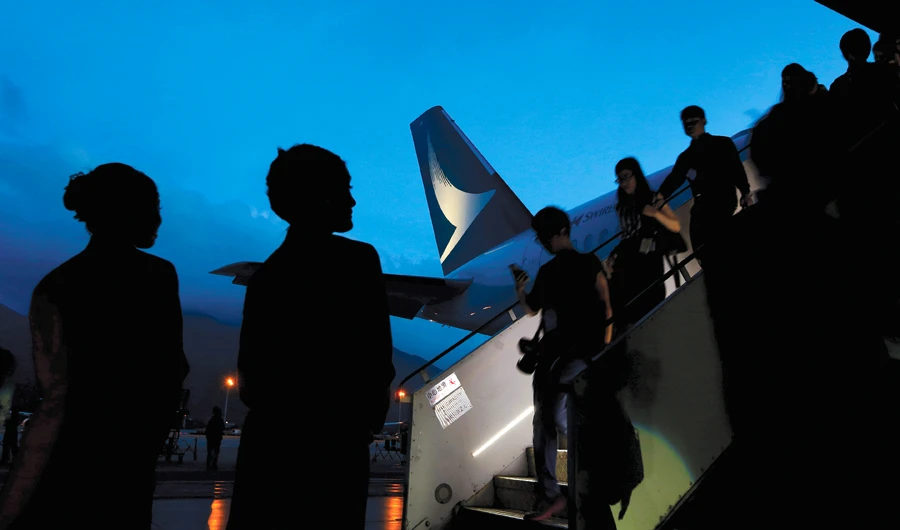 Cathay Pacific recently purchased low-cost airline Hong Kong Express. (Reuters)