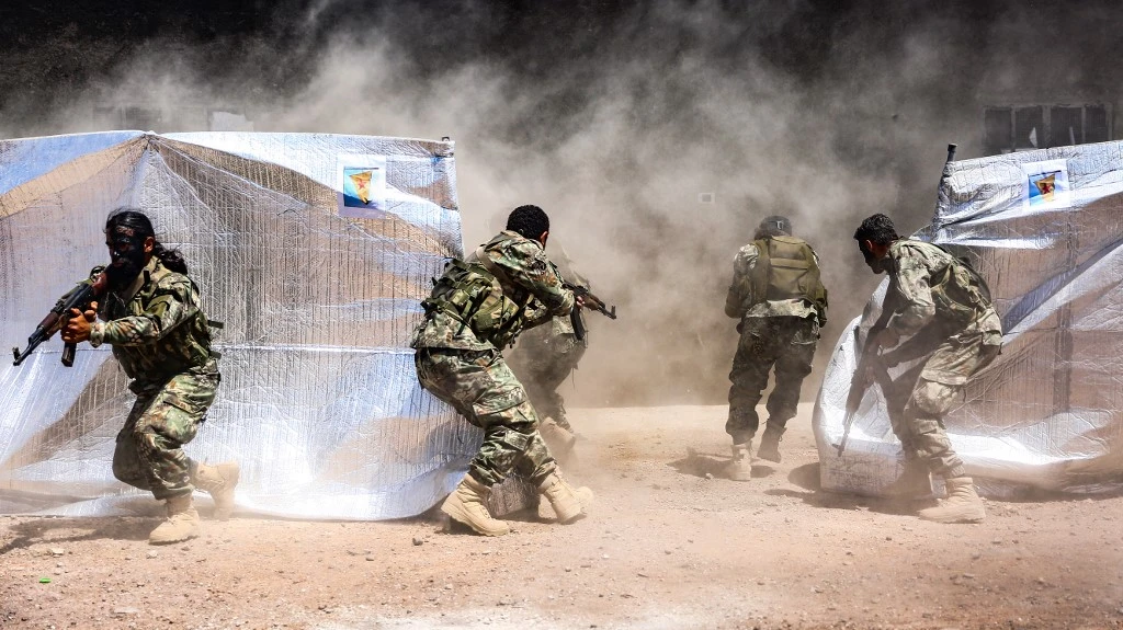 Damascus said Thursday it strongly rejects a proposed US-Turkish buffer zone for northern Syria, blaming the "aggressive" project on Syria's Kurds, who gave the proposal a guarded welcome. (File/AFP)