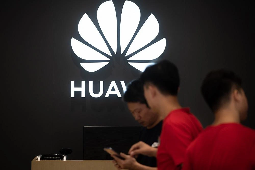 Some officials also see the rise of Huawei and other Chinese tech competitors as a potential threat to US industrial leadership. (File/AFP)