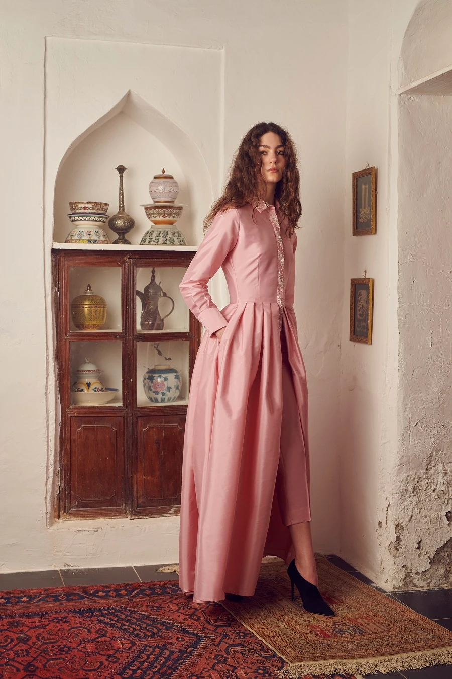 Looks from the latest of collection of Amal Al-Raisi. (Supplied)