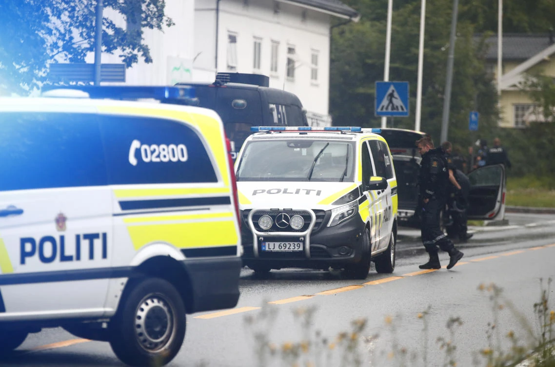 Norwegian police say one person has been shot and lightly injured during a shooting incident at a mosque in a western suburb of the capital. (AP)