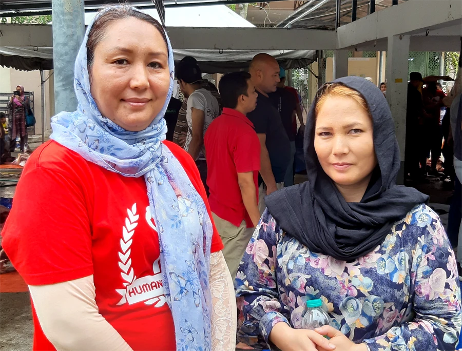 Migrants marked the Eid with their families and friends. (AN photo by Nor Arlene Tan)
