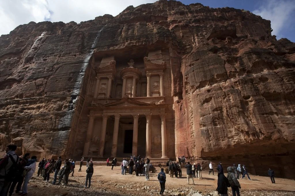 The movie follows the story of a young boy who finds a stone in Petra with Hebrew inscriptions. (File/AFP)