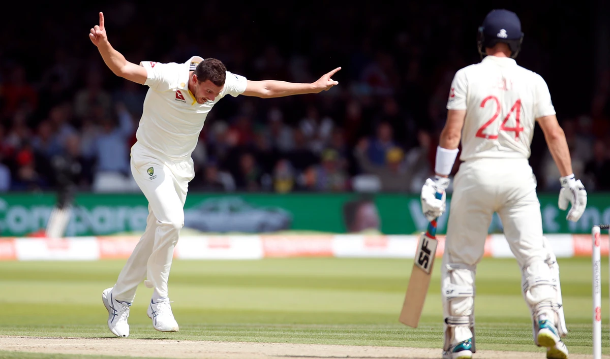 Australia’s Hazlewood celebrates Ashes return with 3 wickets