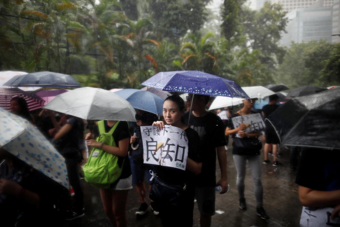 Hong Kong police have made some 750 arrests since the unrest began in June. (Reuters)