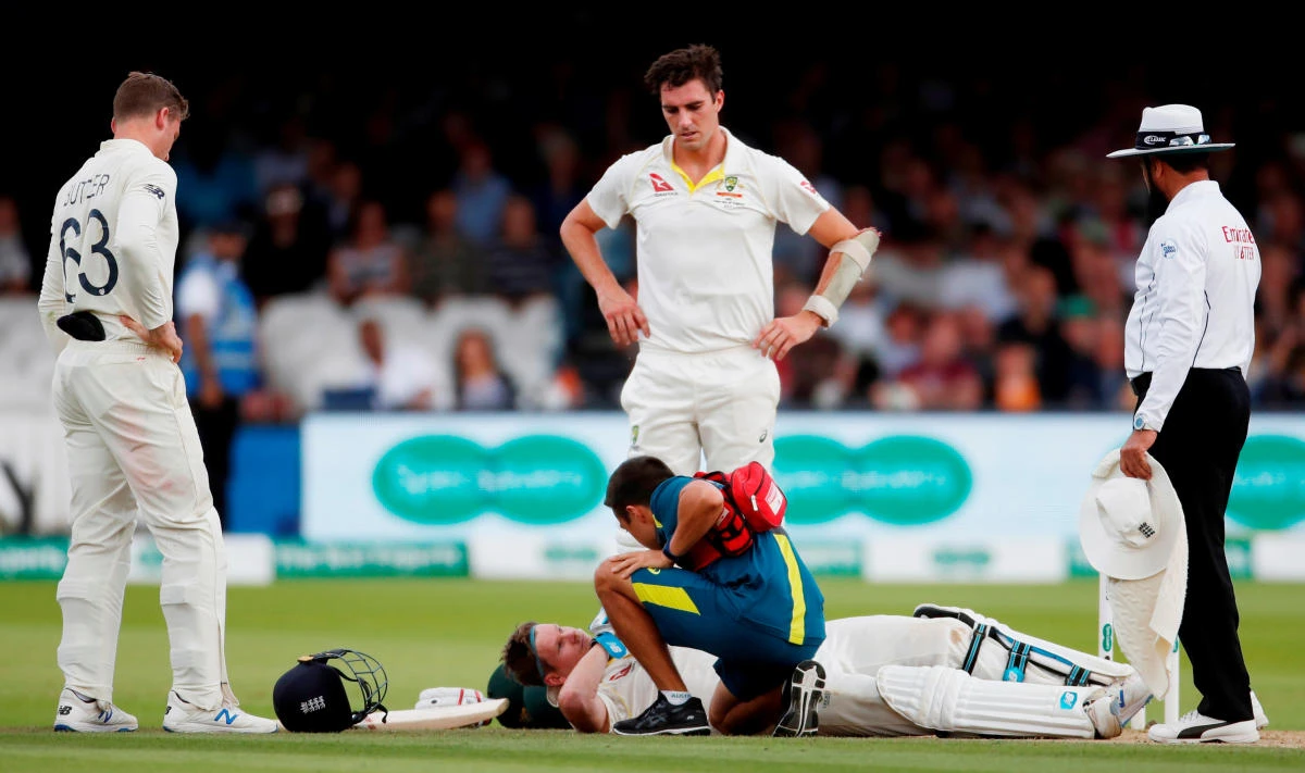 Pat Cummins double stuns England after Steve Smith makes brave 92 in second Test following injury