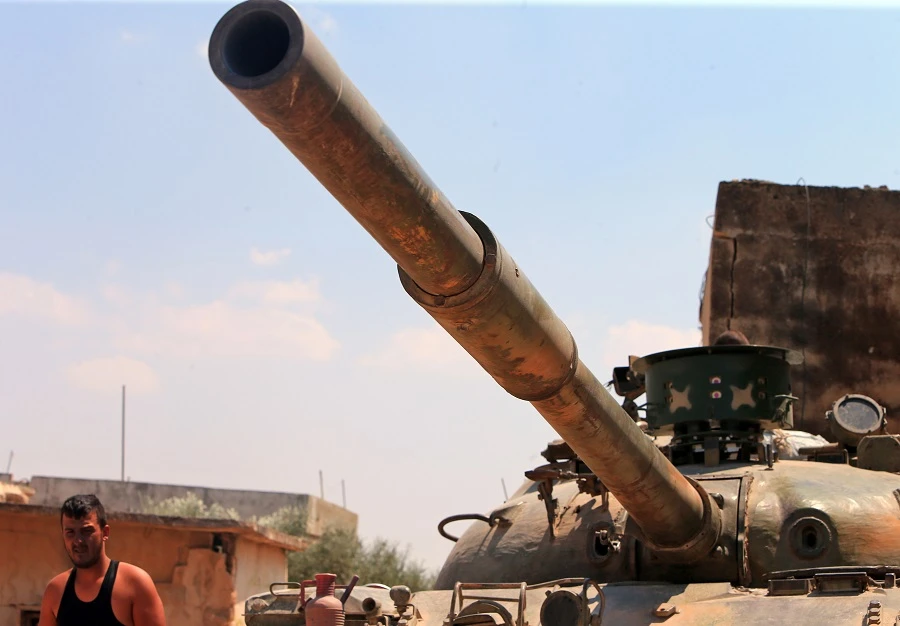 Russia revealed it has forces on the ground in Idlib militants left the area. (File/AFP)