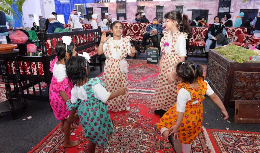 The exhibition falls under GACA’s Eyab initiative, which seeks to enrich pilgrims’ experiences at the Kingdom’s airports. (SPA)