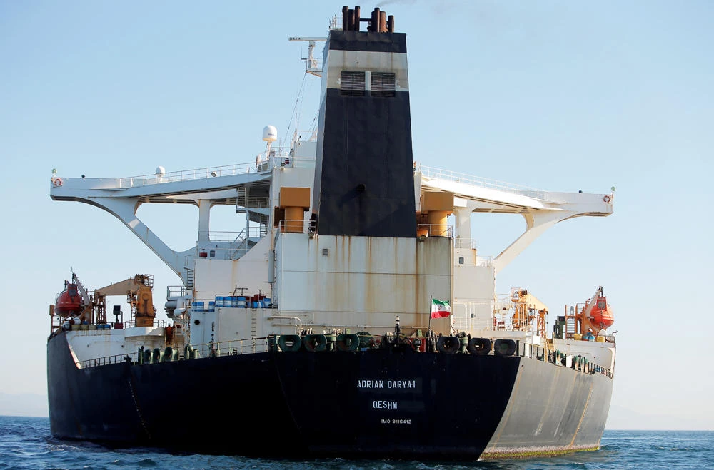 US says anyone who allows Iran tanker Adrian Darya I to dock risks sanctions