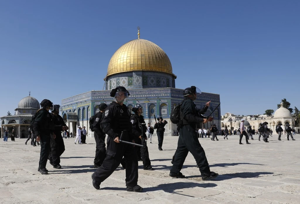 Israeli security forces clashed with Palestinian worshippers last week. (AFP/File photo)