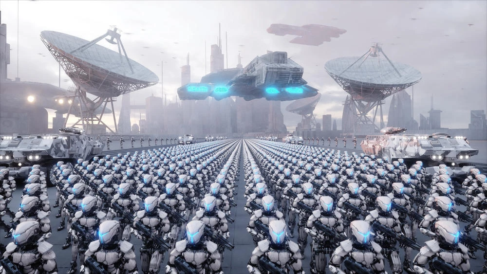 Leading tech companies are putting the world at risk through killer robot development, according to a report that surveyed major players from the sector about their stance on lethal autonomous weapons. (Shutterstock Illustration)
