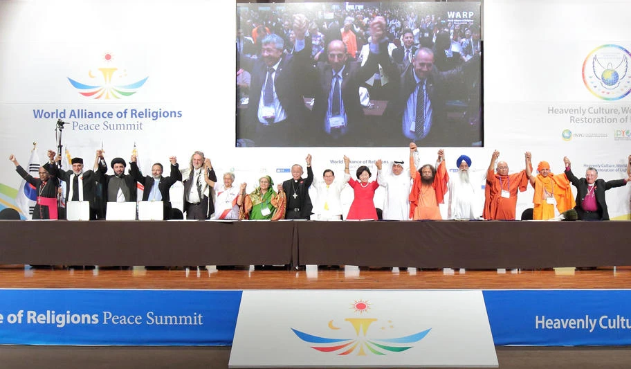 World Alliance of Religions for Peace announced on Saturday the election of secretary general of the King Abdullah bin Abdulaziz International Center for Interfaith and Intercultural Dialogue Faisal bin Abdulrahman bin Muammar as the honorary president. (WARP/File Photo)