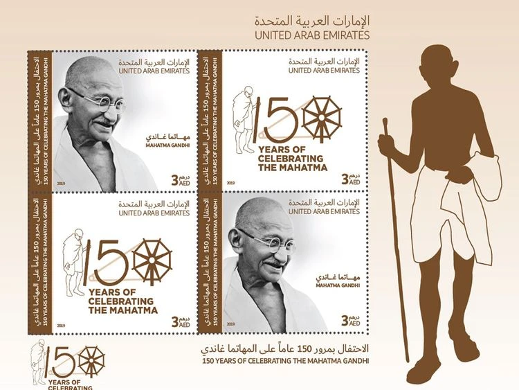 Emirates Post marks 150 years since Mahatma Ghandi’s birth