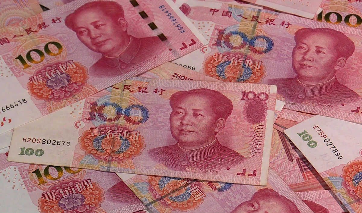 In China’s onshore market, the yuan fell to 7.1500 per dollar, the lowest since February 2008. (AFP)