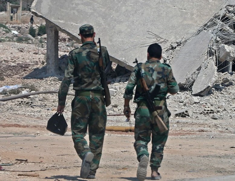 The clashes started after Syrian warplanes bombed rebel-held town of Maaret Al-Numan. (File/AFP)