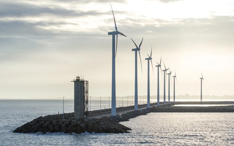 The man’s body was found at a wind farm off the coast of Belgium. (Getty Images)
