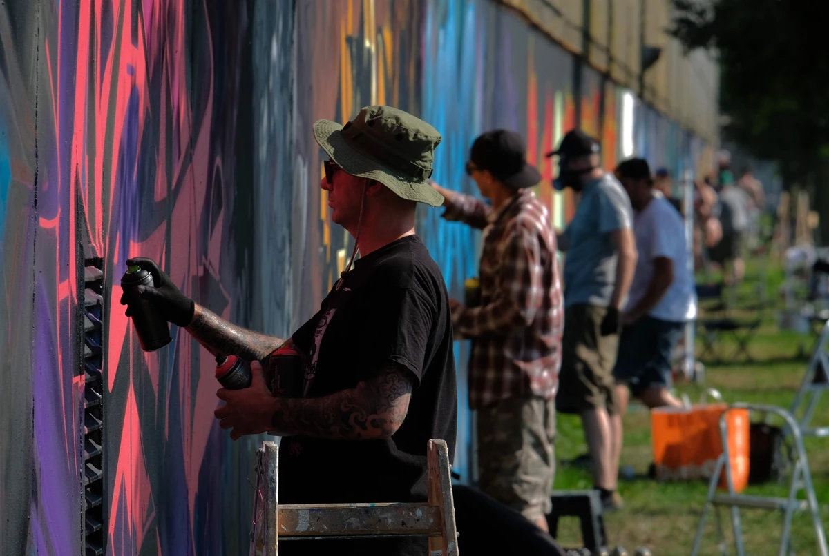 Graffiti art in German streets