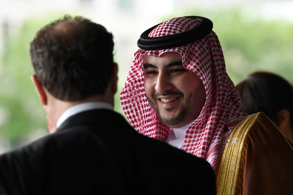 Saudi Arabia’s Khalid bin Salman discusses Yemen with Pompeo
