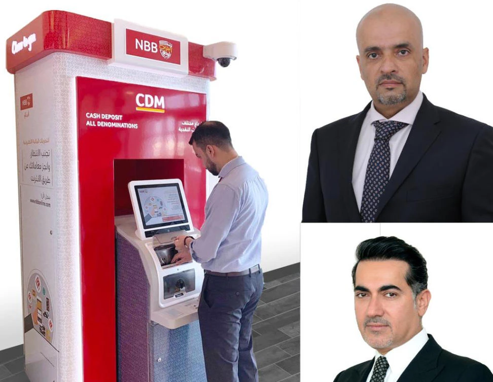 Head of SME and Commercial at NBB Arif Janahi and Ali Abdulkarim, head of coverage, corporate and institutional investment banking.