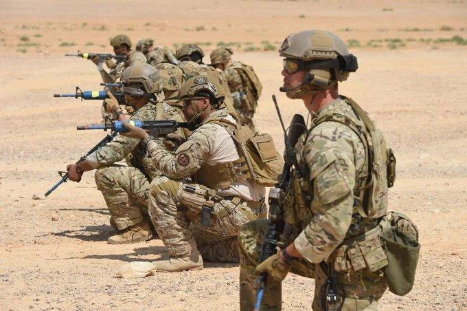 Saudi armed forces participate in Eager Lion military training exercise in Jordan