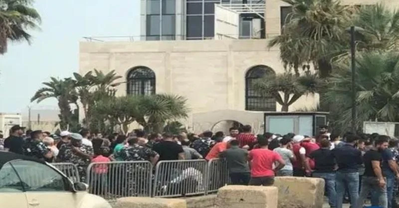 Lebanese protest outside Canadian embassy after false reports of emigration opportunities