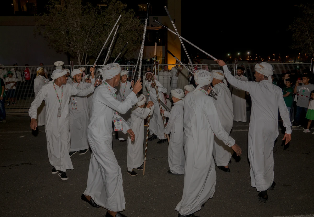 Families took part in a range of fun activities put on ahead of Saudi National Day in Jeddah on Saturday. (AN photo/Huda Bashatah)