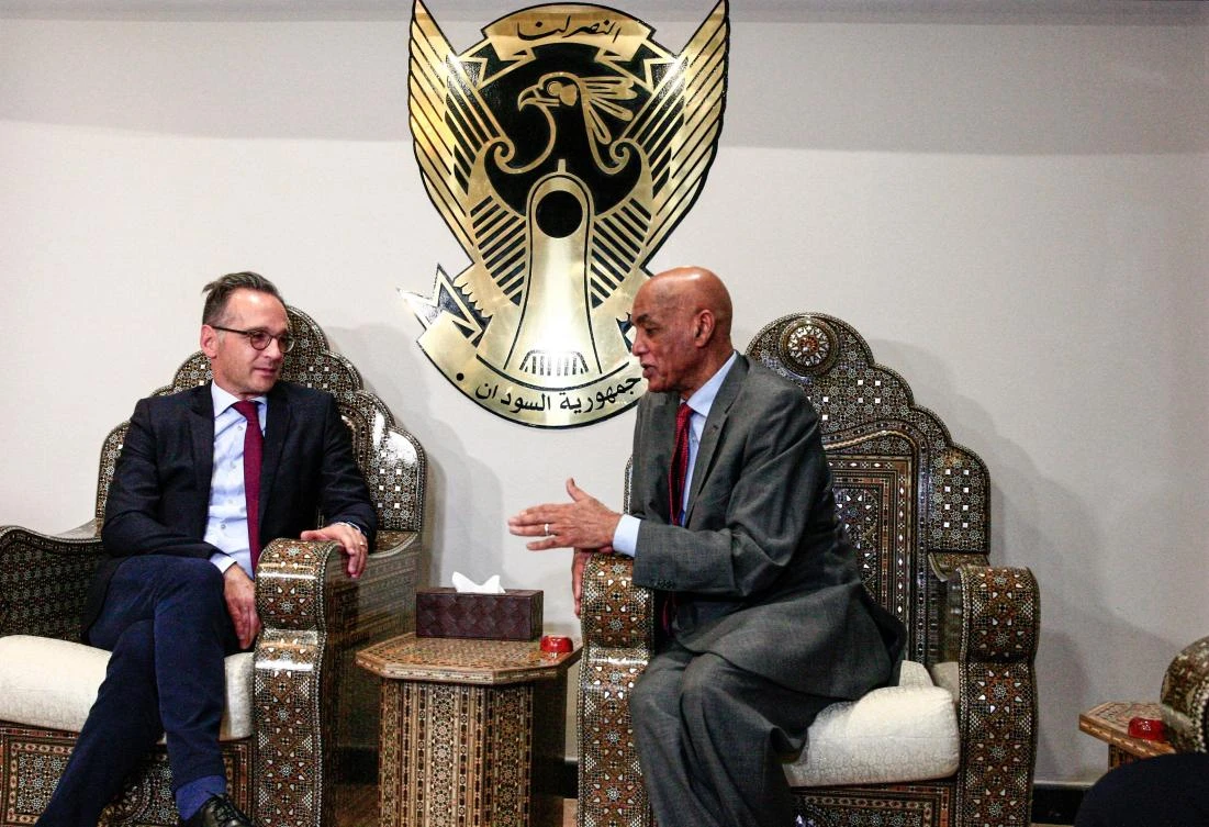German foreign minister Maas arrives in Sudan