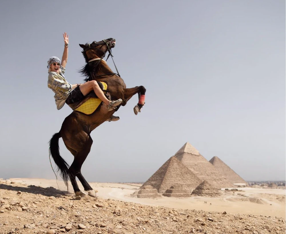 Kramer spent ten days touring Egypt. (Courtesy: @rorykramer official Instagram account)