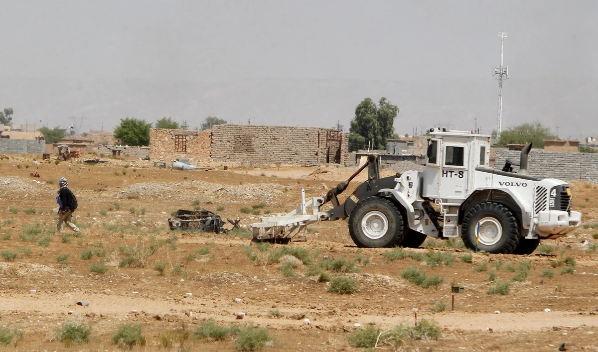 Baiji farmers complain of mines left behind by Daesh. (AFP)