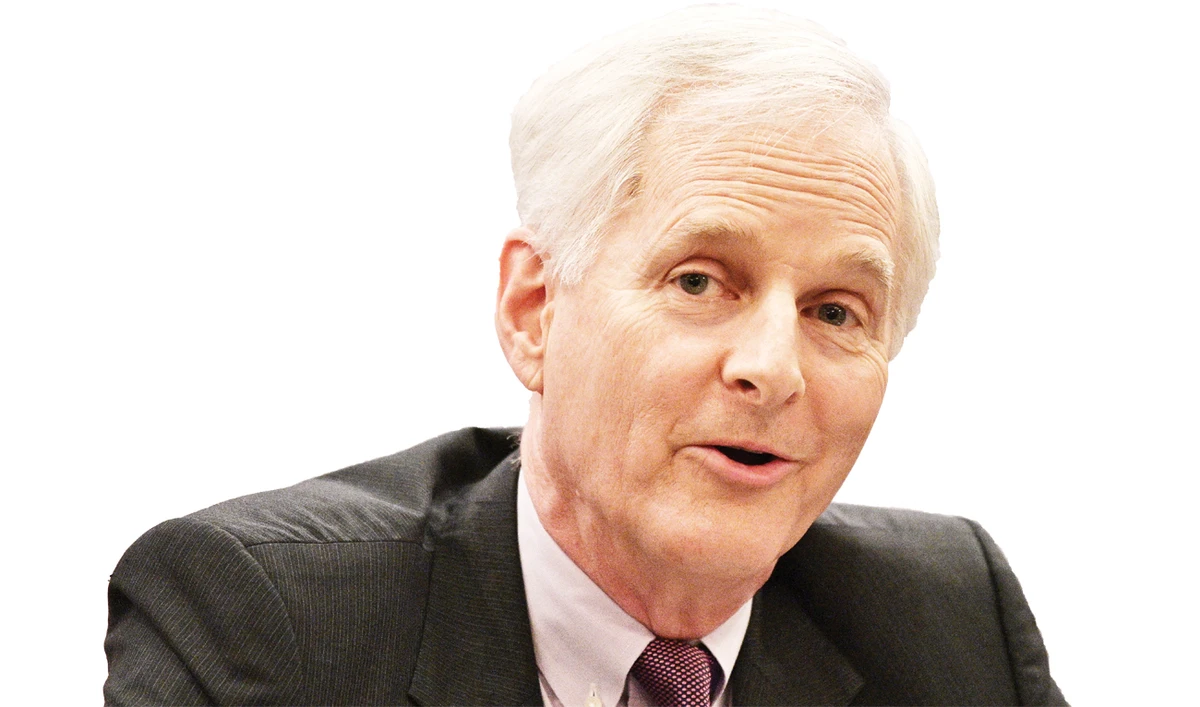 Cathay Pacific’s outgoing chairman John Slosar. (AFP)