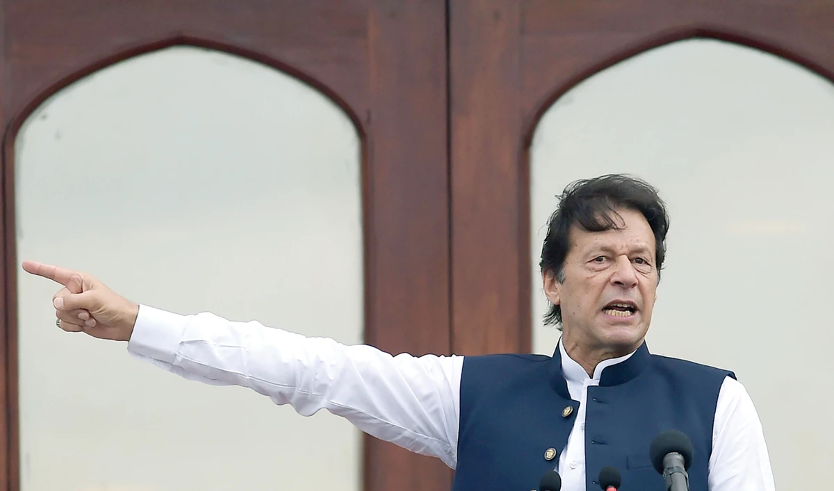 Prime Minister Imran Khan said the world community would be responsible for the ‘catastrophic aftermath’ of Indian actions in Kashmir. (AFP)