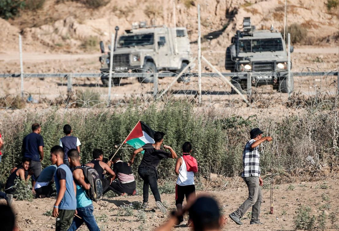 Two Palestinians aged 14 and 17 were shot dead by Israeli forces during border clashes on Friday, September 9, 2109. (AFP)