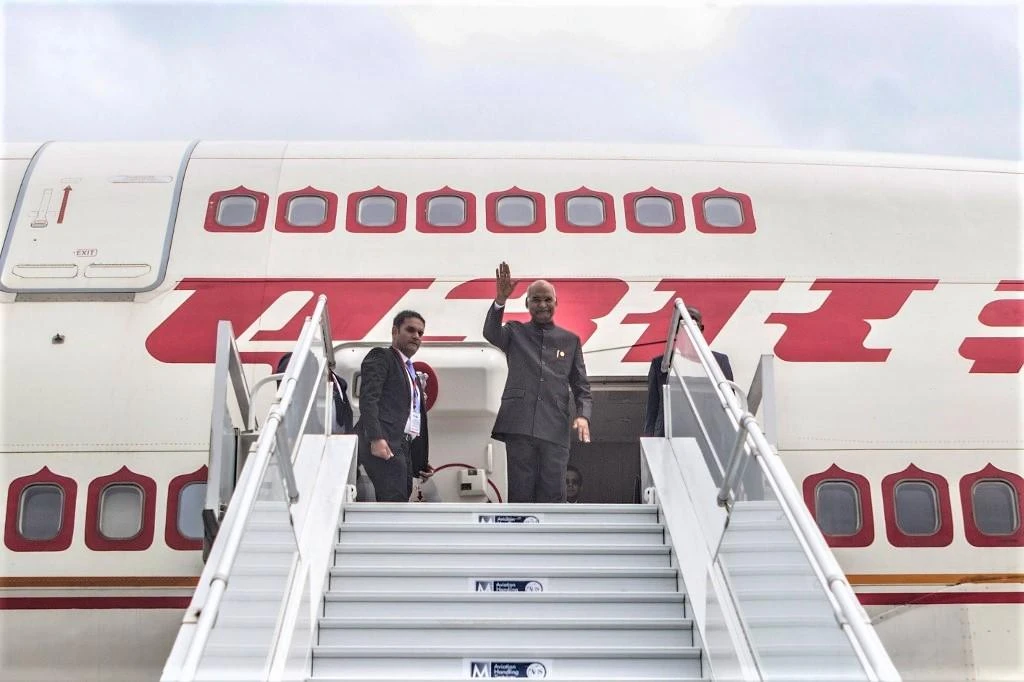 Pakistan usually grants India’s President Ram Nath Kovind permission to fly through its airspace, but not this time. (File/AFP)