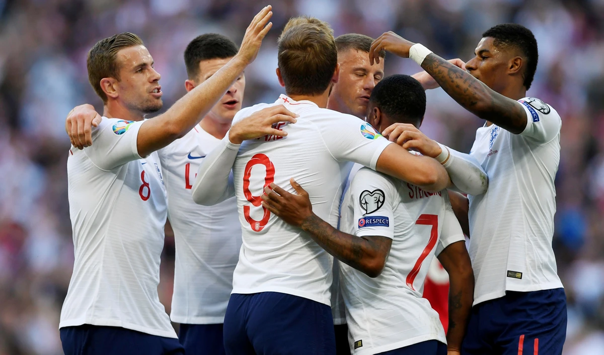 Kane nets treble, sets up Sterling as England beats Bulgaria
