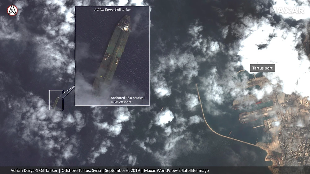 Iranian tanker near Syria sells oil at ‘final destination’