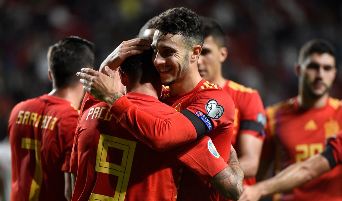Spain have all but qualified. (AFP)