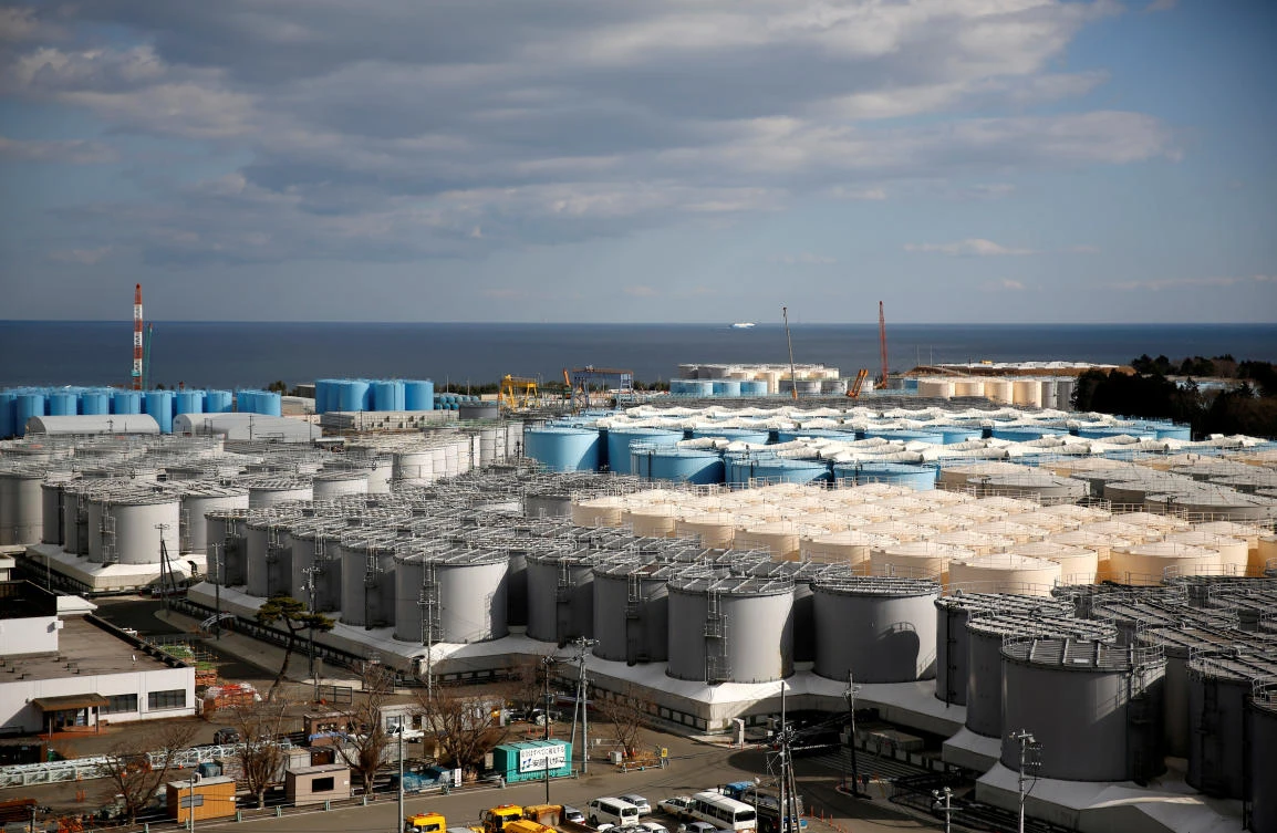 Tokyo Electric has collected in tanks more than 1 million tons of contaminated water from the cooling pipes used to keep fuel cores of the wrecked plant from melting. (Reuters)