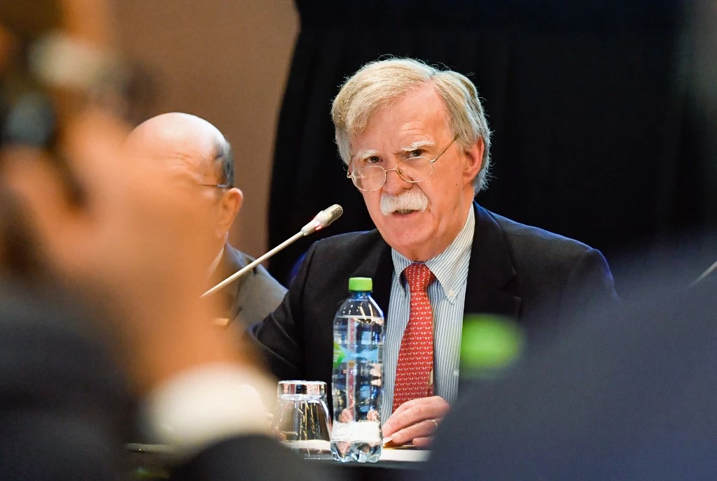 Trump said he strongly disagreed with John Bolton on several issues. (AFP/File photo)
