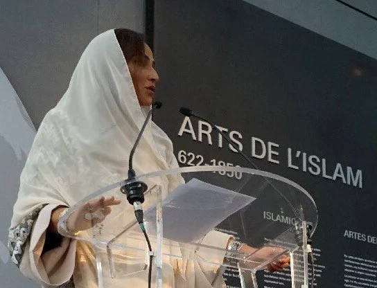 Princess Lamia expressed hope that the newly expanded spaces would play a role in strengthening understanding of the rich artistic culture of Islamic history. (Alwaleed Philanthropies)