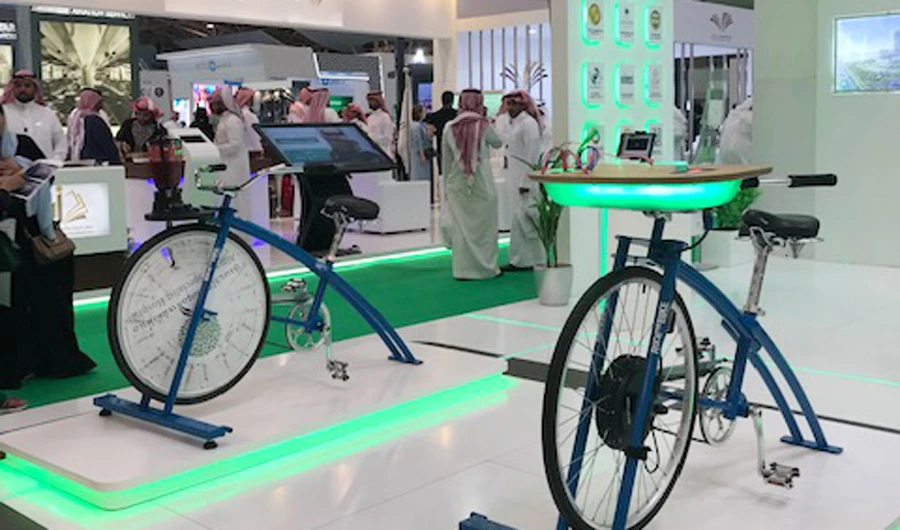 At the Global Health Exhibition 2019 in Riyadh, Almost Specialist Hospital booth. (Photo byLojien Gassem)