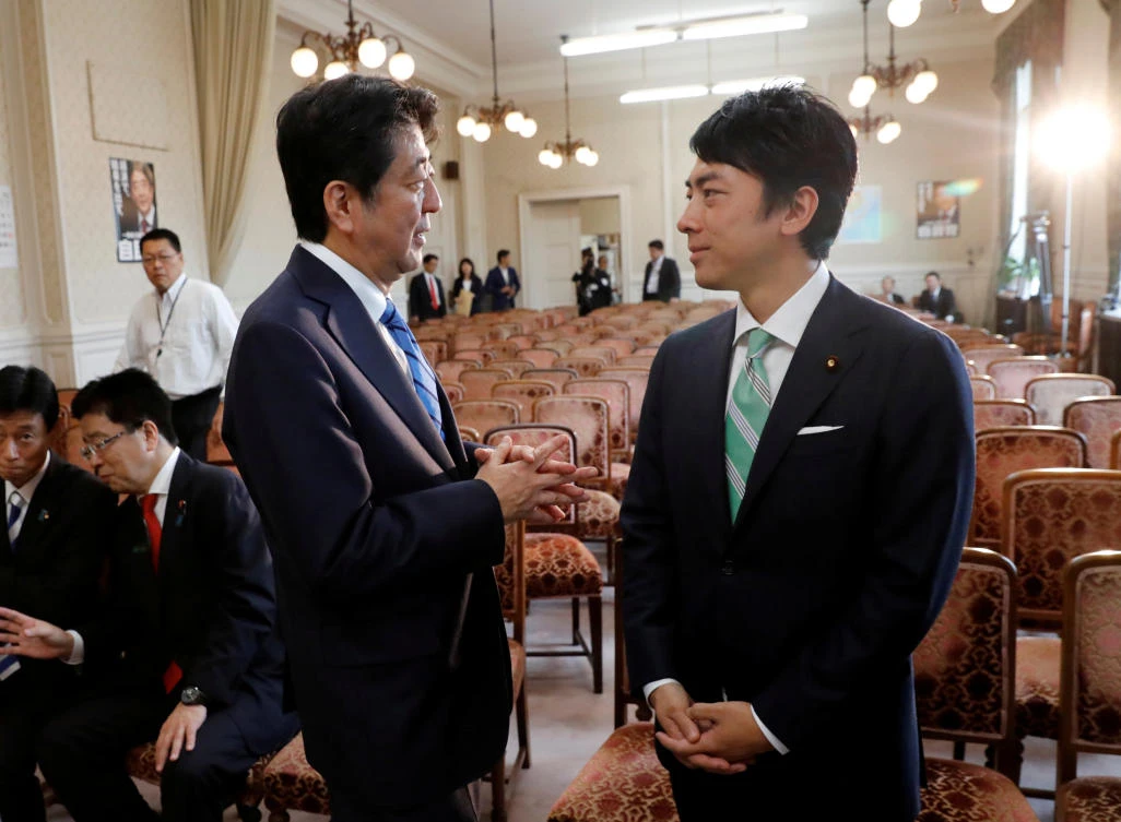 Japan’s Prime Minister Shinzo Abe appoints telegenic Junichiro Koizumi as its new environment minister. (File/Reuters)