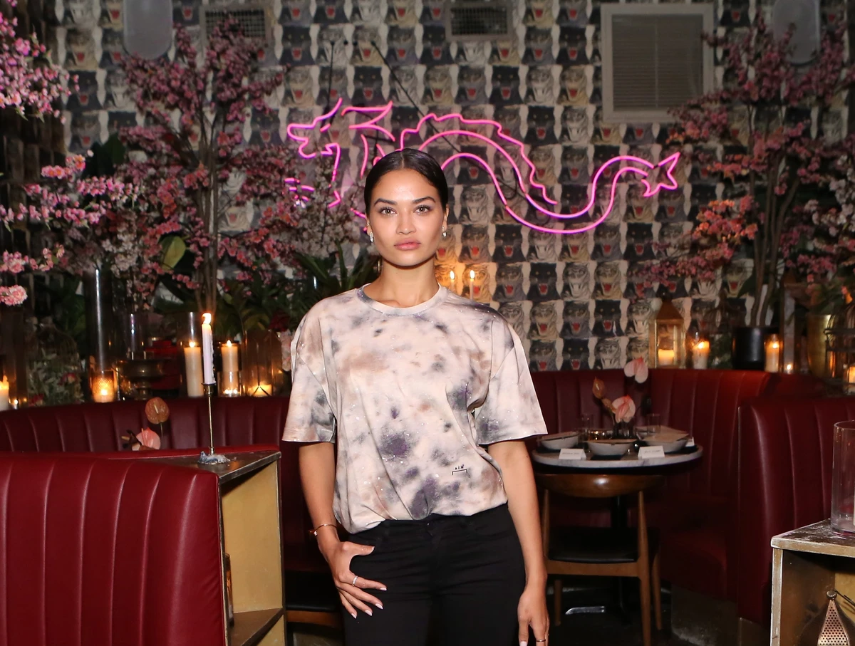 Shanina Shaik spotted on and off the runway in New York