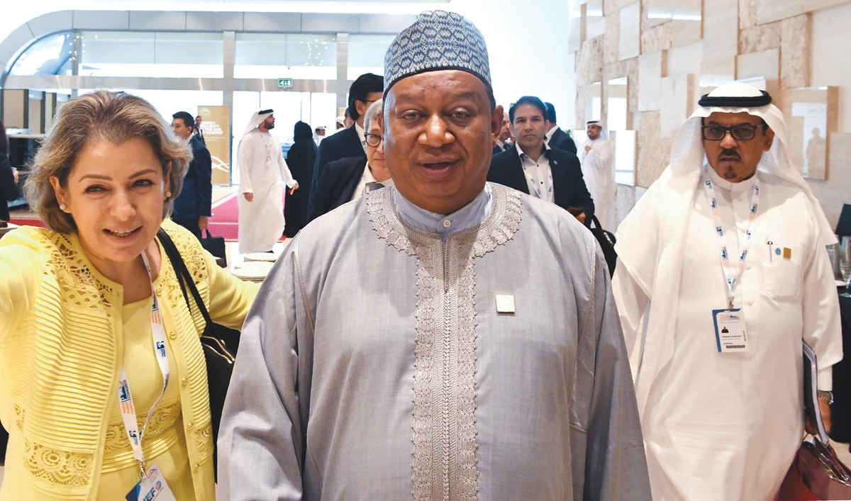 OPEC’s Secretary-General Mohammed Sanusi Barkindo. The group has cut its forecast for global oil demand in 2020, and has warned of a new glut on the horizon. (AFP)